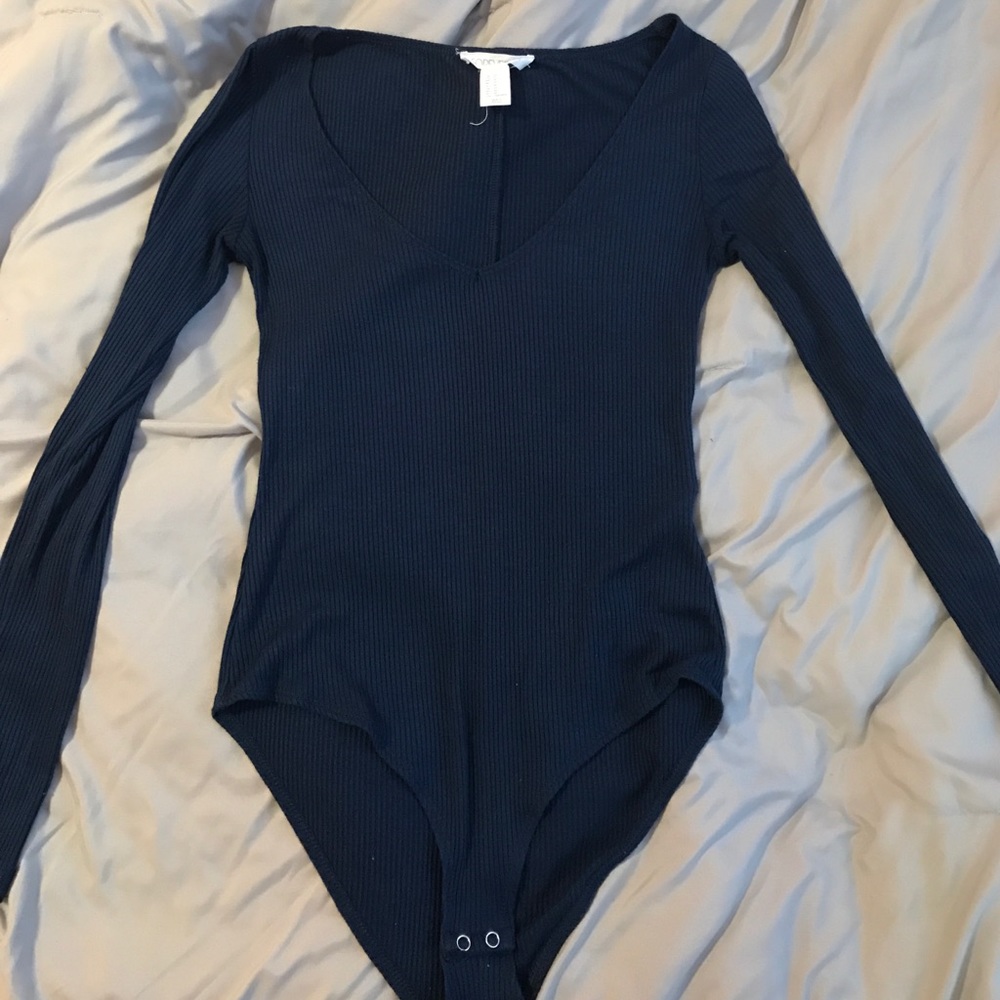 Forever 21 Navy Bodysuit
