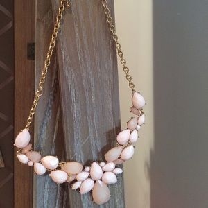 Light pink statement necklace