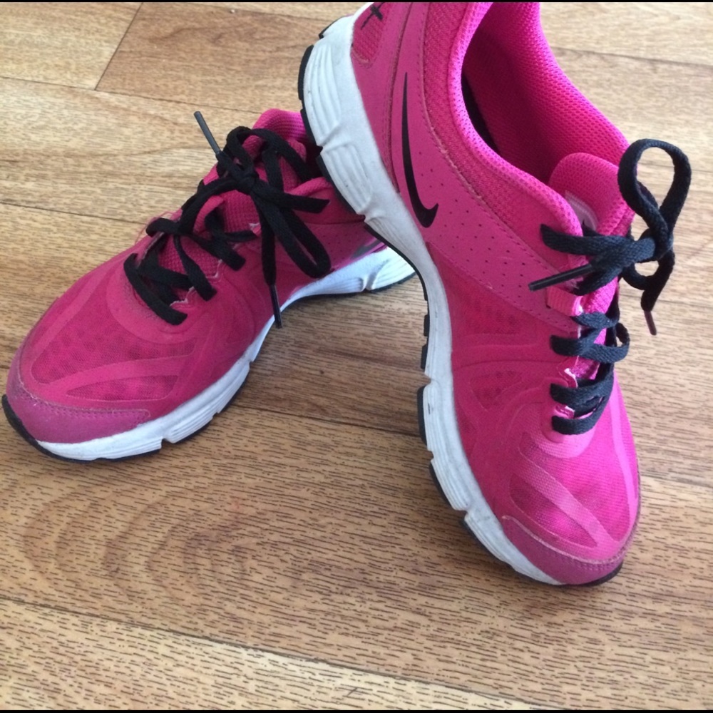 Nike athletic shoes.