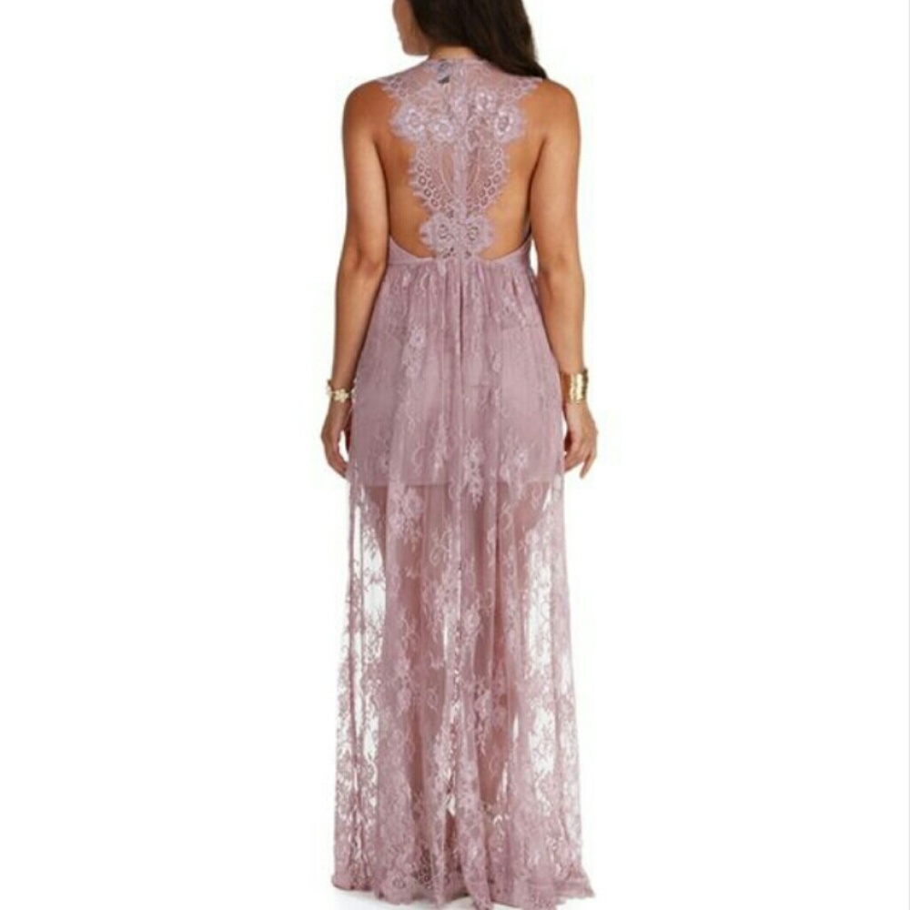 Windsor Mauve Lace Dress (NWT)
