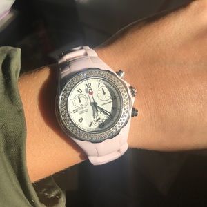 RARE * baby pink *michele watch*