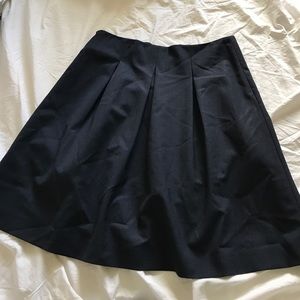 Navy Theory pleated skirt