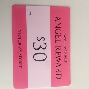 Pink Victoria secret card
