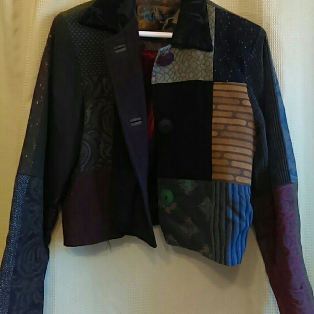 Vintage 80s short blazer