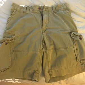 Olive Green Polo by Ralph Lauren Cargo shorts