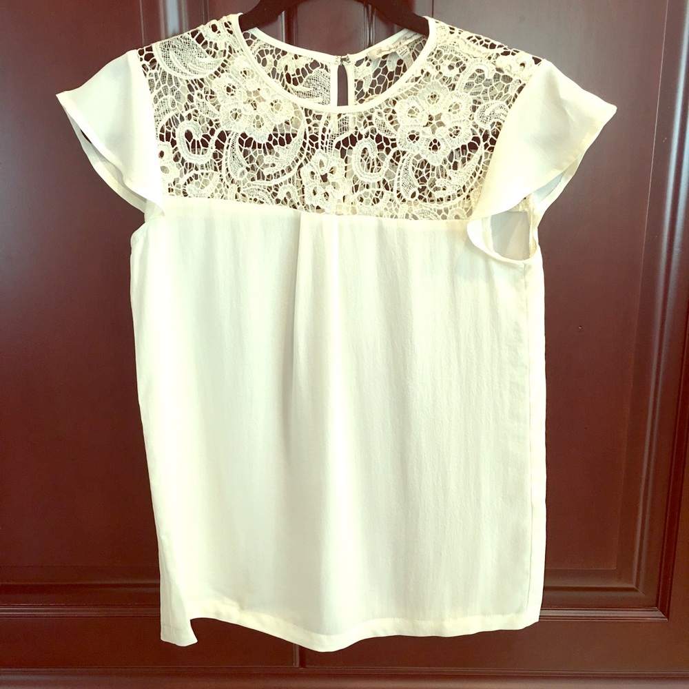 Broadway& Broome(vintage Madewell) silk blouse