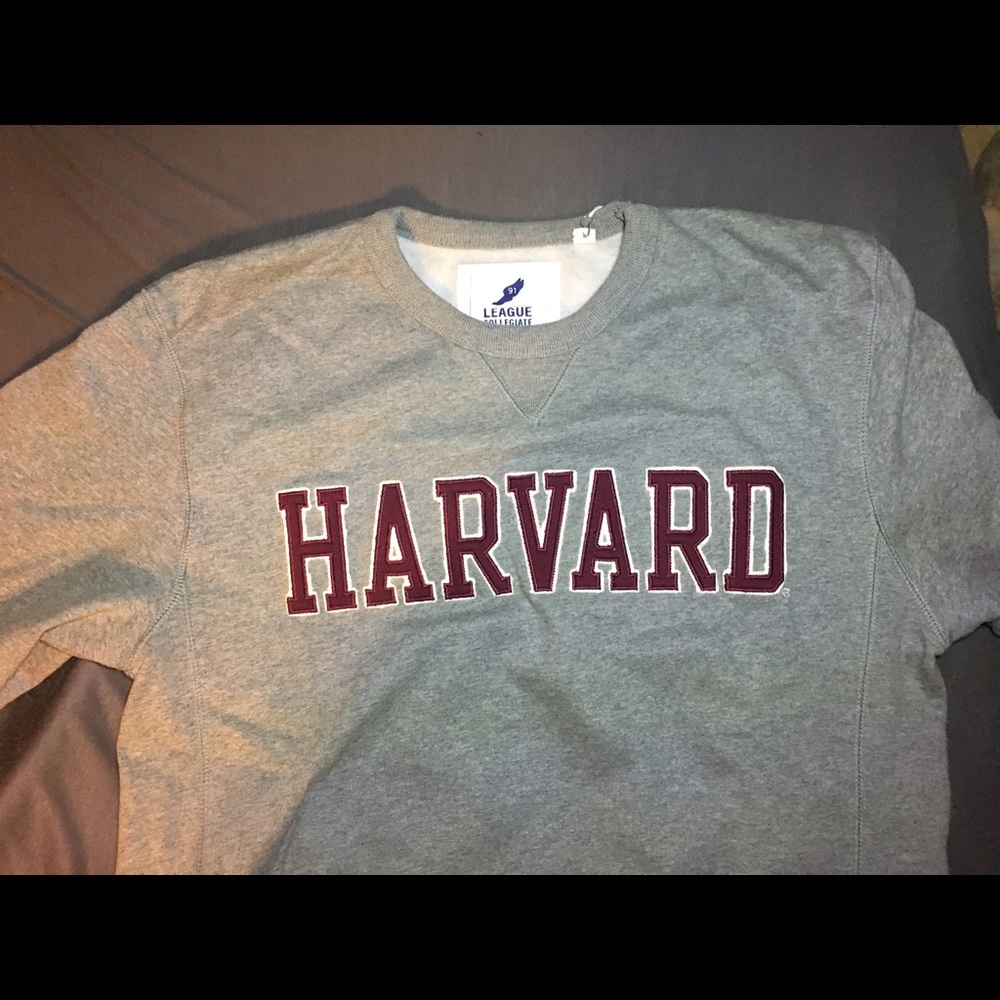 Gray Harvard Sweatshirt