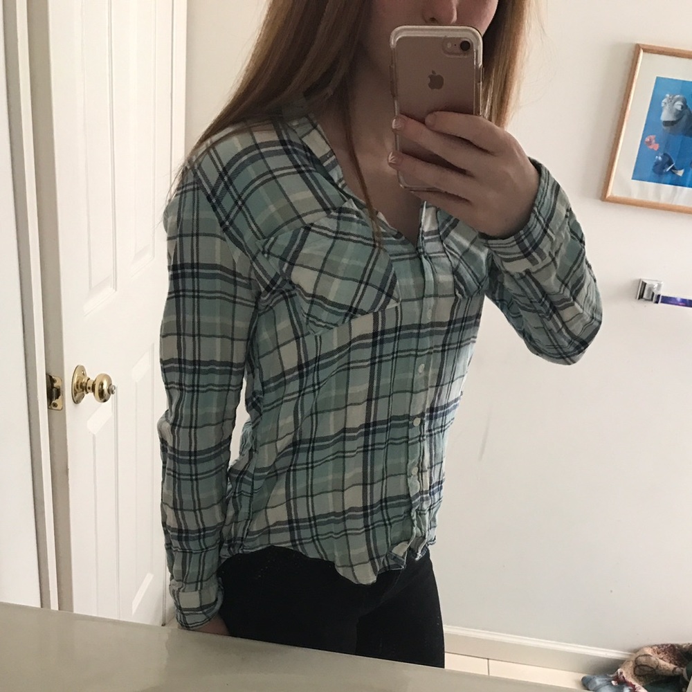 Aeropostale Size M Plaid Button Down