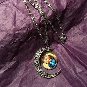 Beauty and the beast necklace