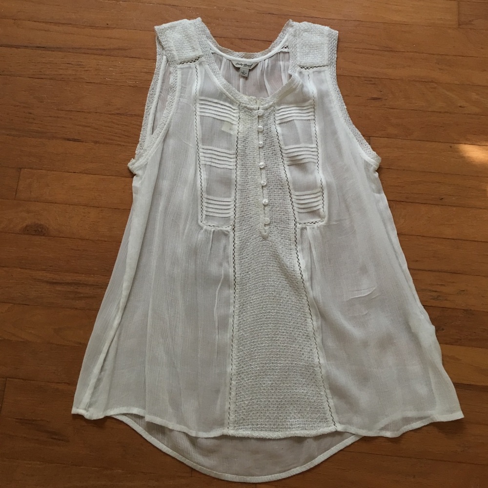 Cream Lucky Brand Top