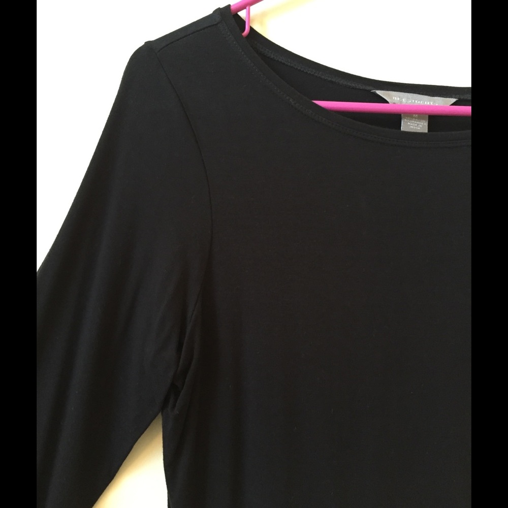 Black rayon spandex top