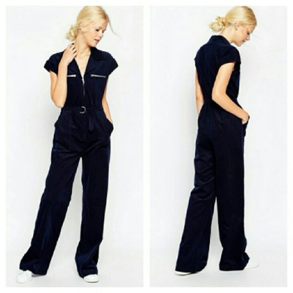 ASOS Navy Jumpsuit NWT