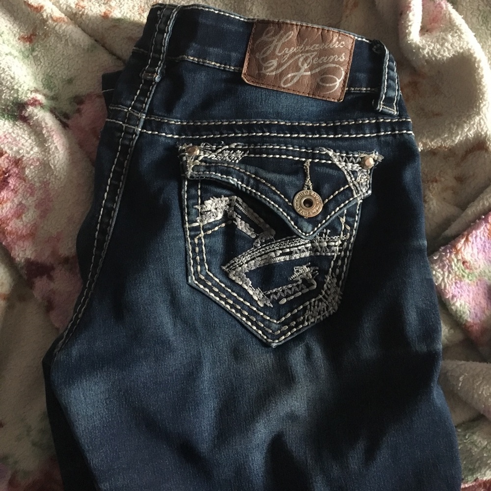 Hydraulic 3/4 Dark Wash Jeans