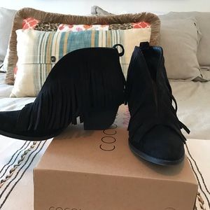 Coconuts Fringe Booties