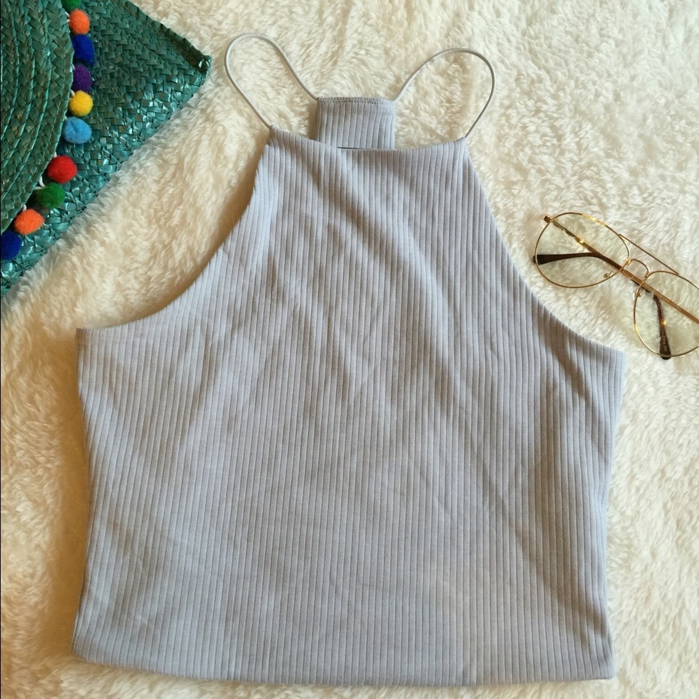 Trendy Cut Off Top