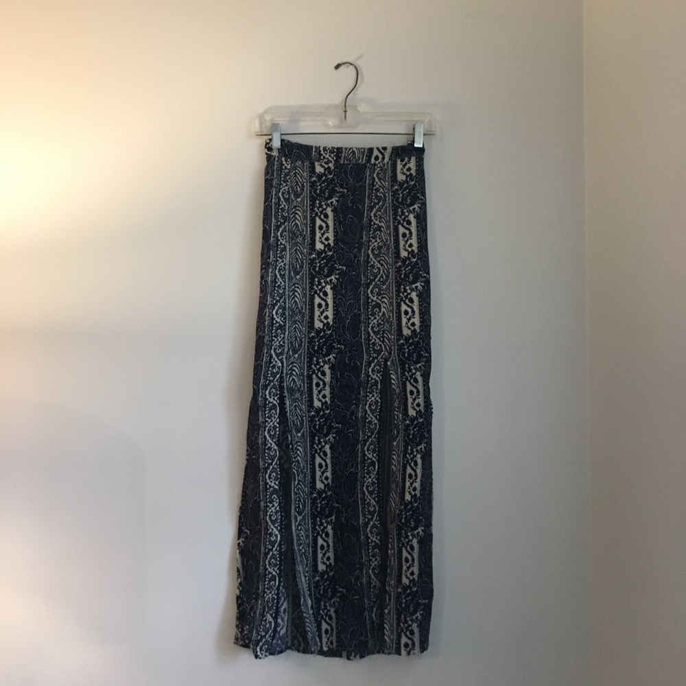 Double Slit Maxi Skirt