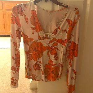 Free People Catalina Top (Warm Stone)- never worn