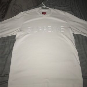 SUPREME M crew neck Long Sleeve