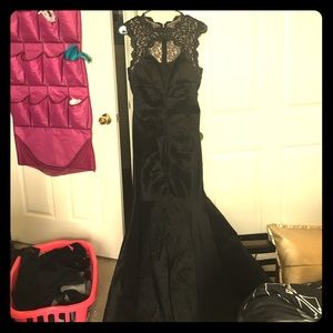 Black Mermaid Prom Dress