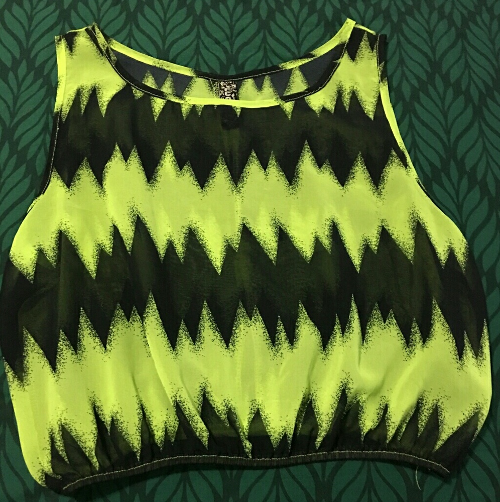 Nwot sheer crop top