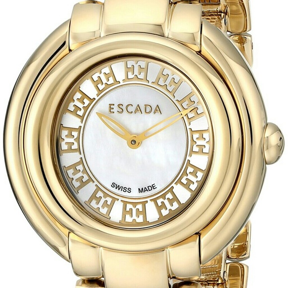 New Escada Women's IWW-E2435032 Gold Swiss Quartz - Picture 1 of 3