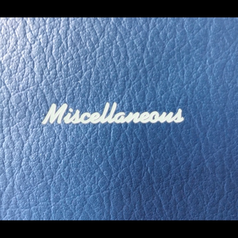 Miscellaneous Listings!