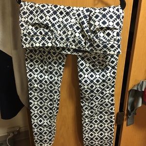J crew patterned pants