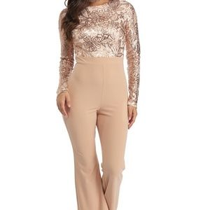 Windsor Gold/Taupe Sequined Jumper