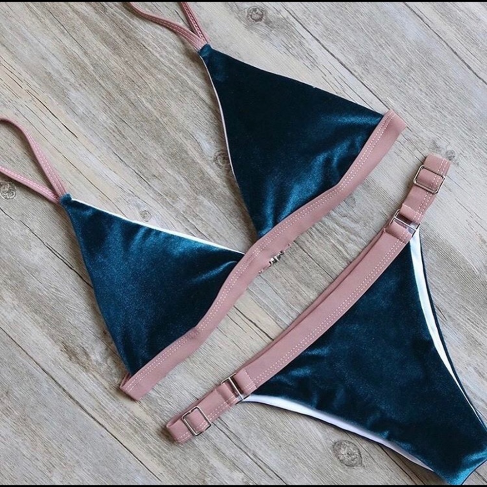 Brand new velvet bikini