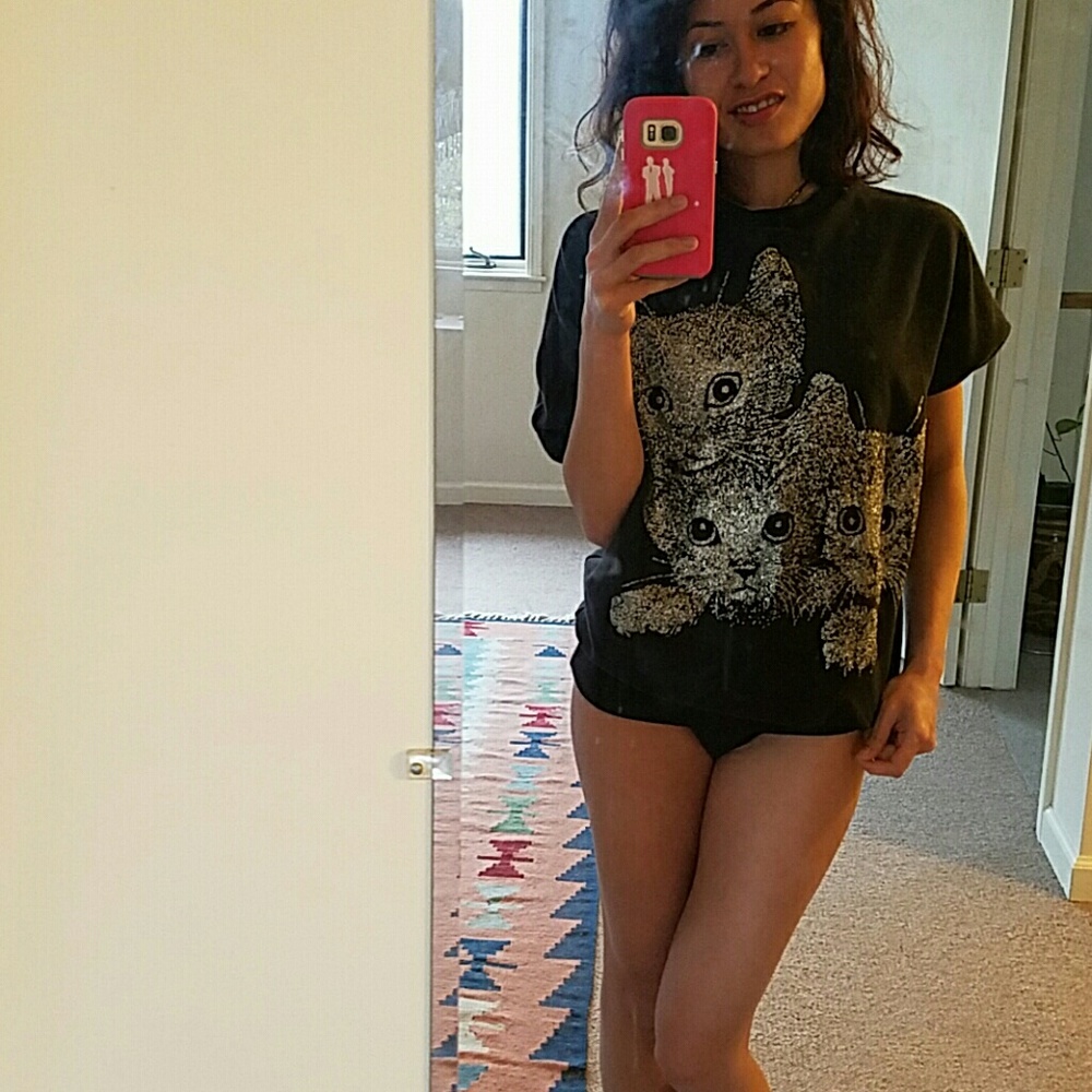 Kitty sparkle sweatshirt