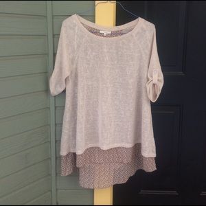 Anthropologie light tunic Blouse