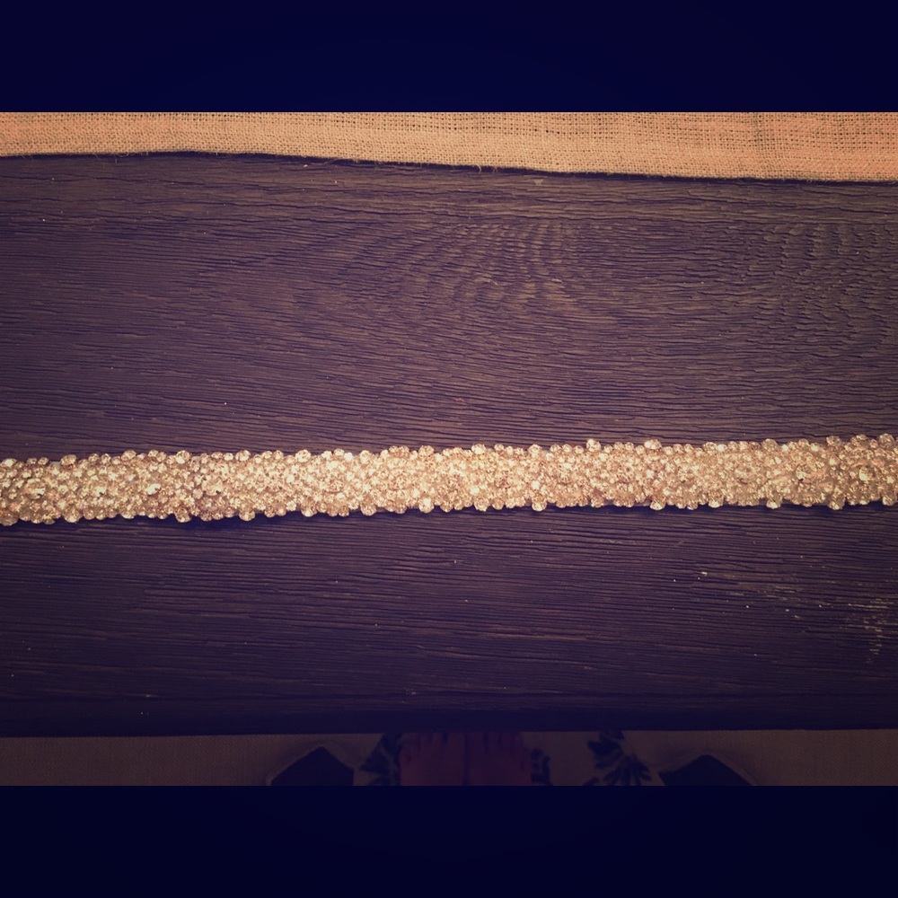 Brand new custom wedding belt/sash!