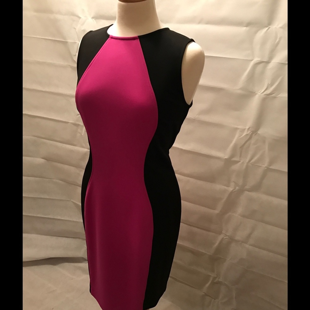 Boston Proper color blocked dress.