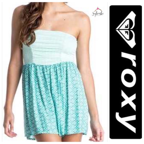 🆕Roxy Such Great Heights Printed Strapless - Picture 2 of 8