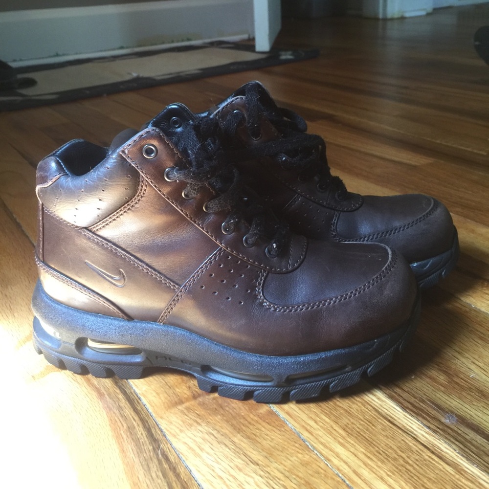 Leather Nike all-teac boots