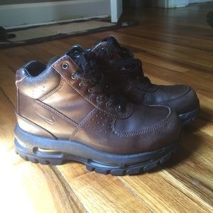 Leather Nike all-teac boots
