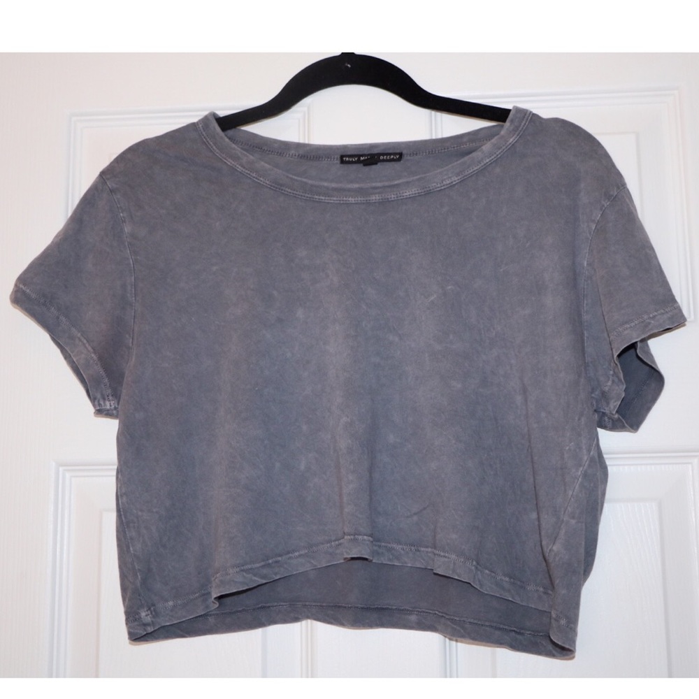 Grey/blue top! From Portsmouth boutique!