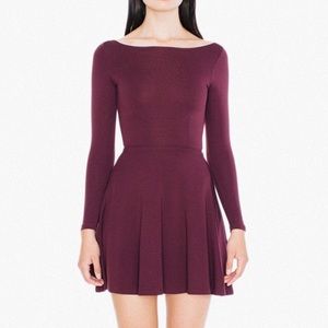 Ponte Long Sleeve Skater Dress