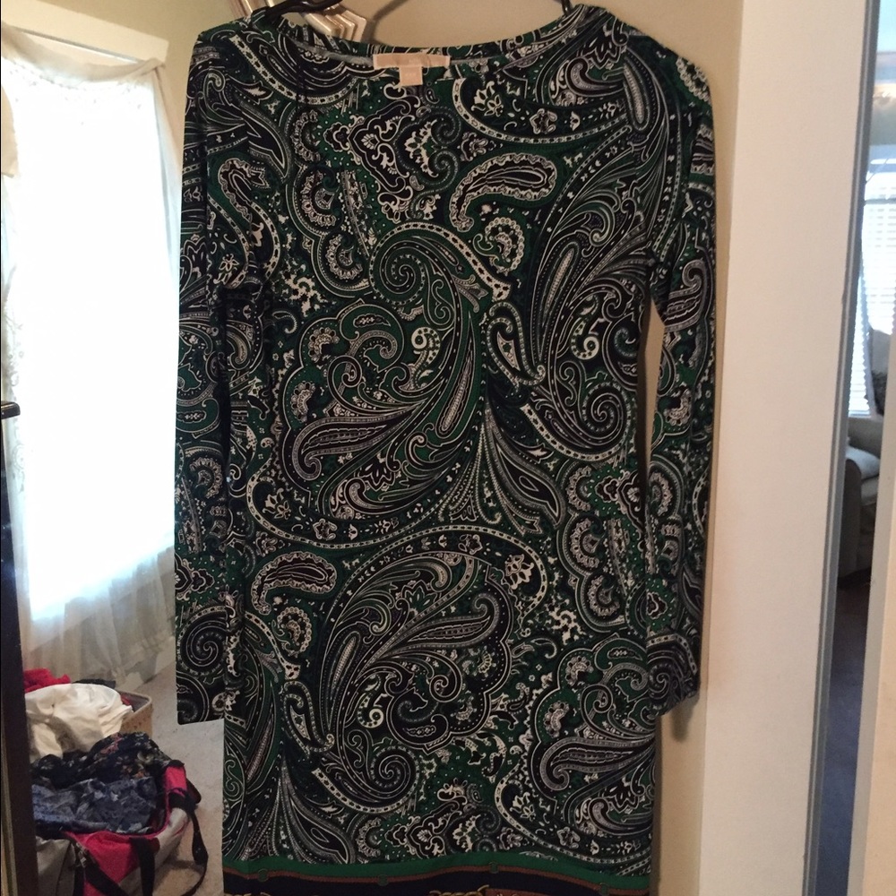 Michael kors mini paisley jersey dress