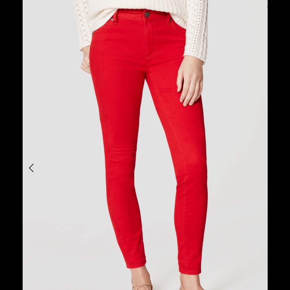 Ann Taylor Loft five pocket Marisa  leggings.