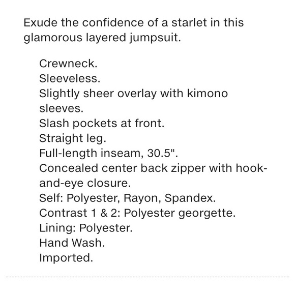 ❌FINAL PRICE❌🎀NEW🎀BCBG MAXAZRIA ZOEE JUMPSUIT - Picture 8 of 8