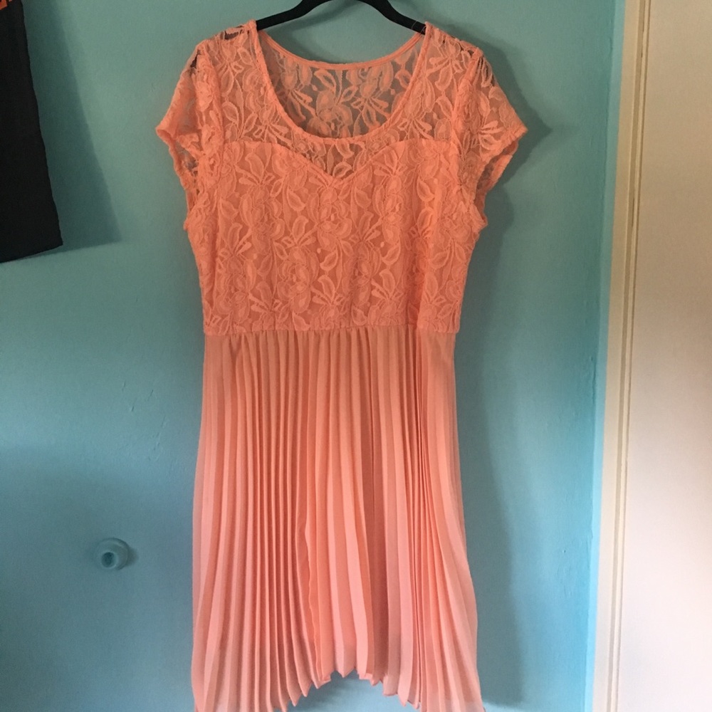 Peach Dress