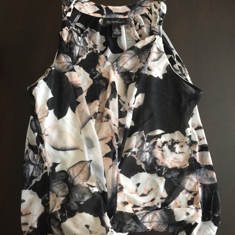 INC banded waist top