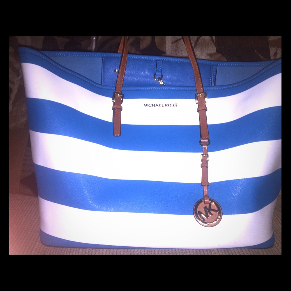 Michael Kors Striped Summer Tote 👜