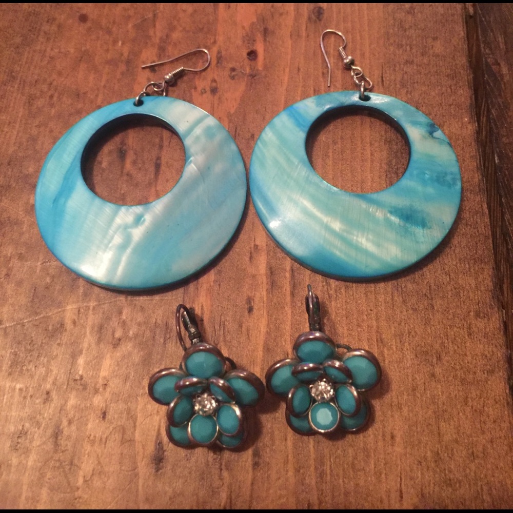 Blue earrings bundle