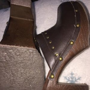 Liz Cole clog slip on 👠 heels