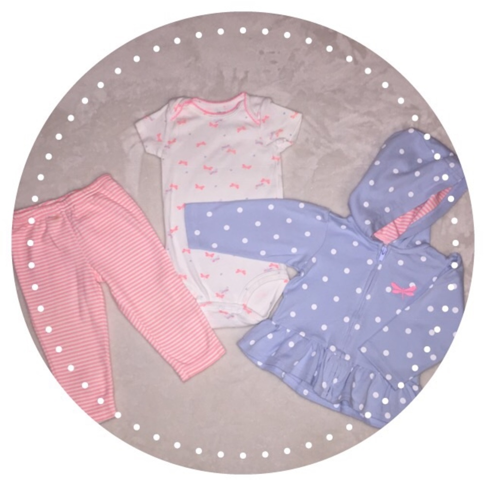 Carters 3-piece outfit 🌸