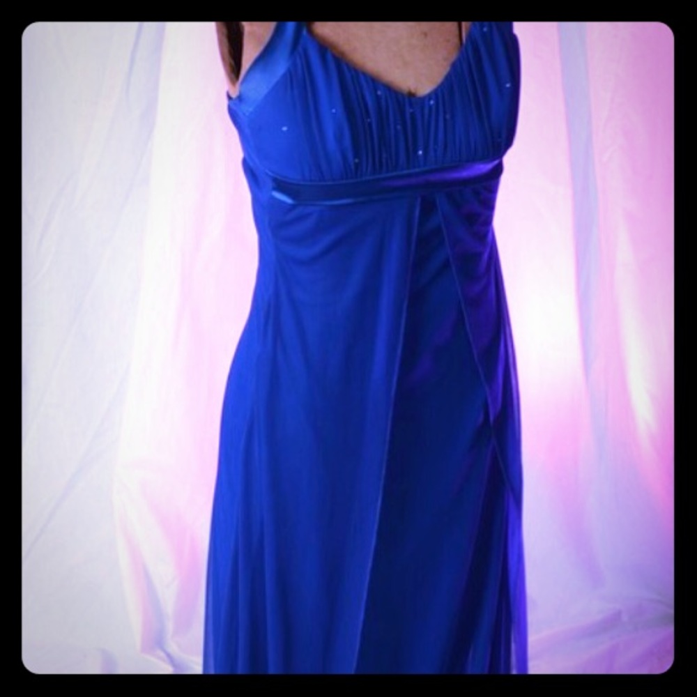 Blue formal dress