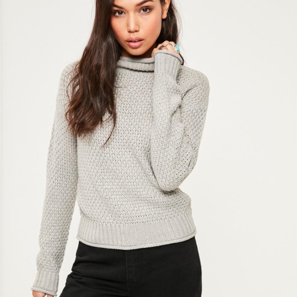 Missguided Sweaters - Grey Cozy Missguided sweater