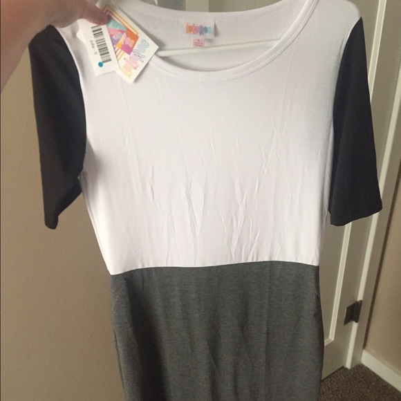 LuLaRoe Dresses & Skirts - Julia dress / color block